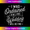 Online Ordained Minister T-Shirt - Classic Fit, Boat Neck, Short Sleeve, Black - Futuristic PNG Sublimation File - Tailor-Made for Sublimation Craftsmanship