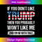 If You Don't Like Trump Then You Probably Won't Like Me - Urban Sublimation PNG Design - Lively and Captivating Visuals