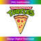 Teenage Mutant Ninja Turtles Pizza Retro Classic Pocket Logo Long Sleeve - Chic Sublimation Digital Download - Tailor-Made for Sublimation Craftsmanship