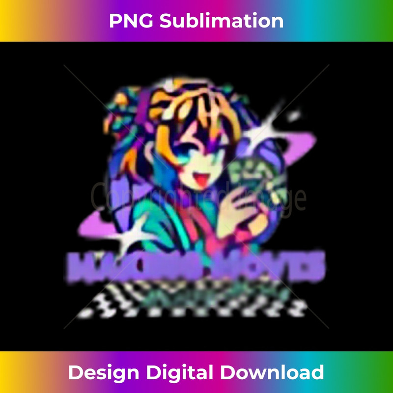 Kawaii Anime Girl Money Maker Hustler Investors Motivational Tank Top - Innovative PNG Sublimation Design - Challenge Creative Boundaries