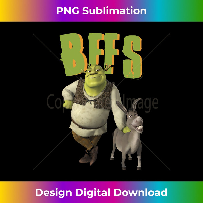Shrek 2 And Donkey BFFS Long Sleeve - Luxe Sublimation PNG Download - Pioneer New Aesthetic Frontiers