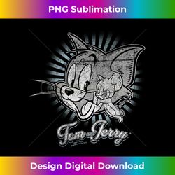 tom and jerry classic pals long sleeve - minimalist sublimation digital file - reimagine your sublimation pieces