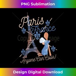 disney pixar ratatouille remy paris france poster tank top - eco-friendly sublimation png download - animate your creati