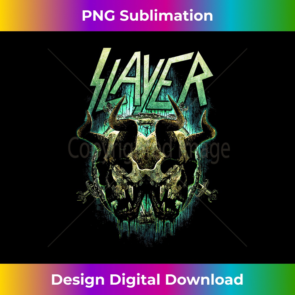 Slayer u2013 Demonic Twin Tank Top - Eco-Friendly Sublimation PNG Download - Elevate Your Style with Intricate Details