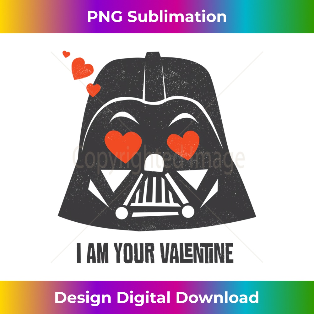 Star Wars Darth Vader I Am Your Valentine Long Sleeve - Eco-Friendly Sublimation PNG Download - Lively and Captivating Visuals