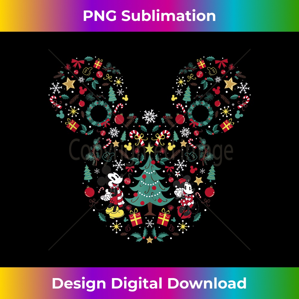 Disney Mickey And Friends Christmas Icon Mix Mouse Ears Tank Top - Bohemian Sublimation Digital Download - Chic, Bold, and Uncompromising