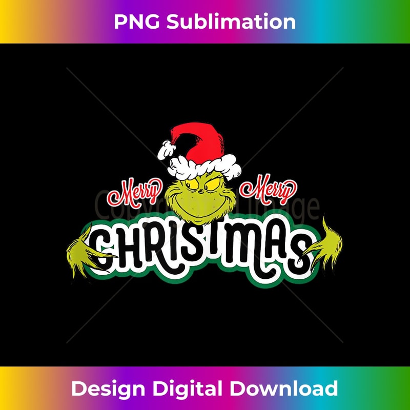 Dr. Seuss Grinch Hugs Christmas Tank Top - Futuristic PNG Sublimation File - Craft with Boldness and Assurance