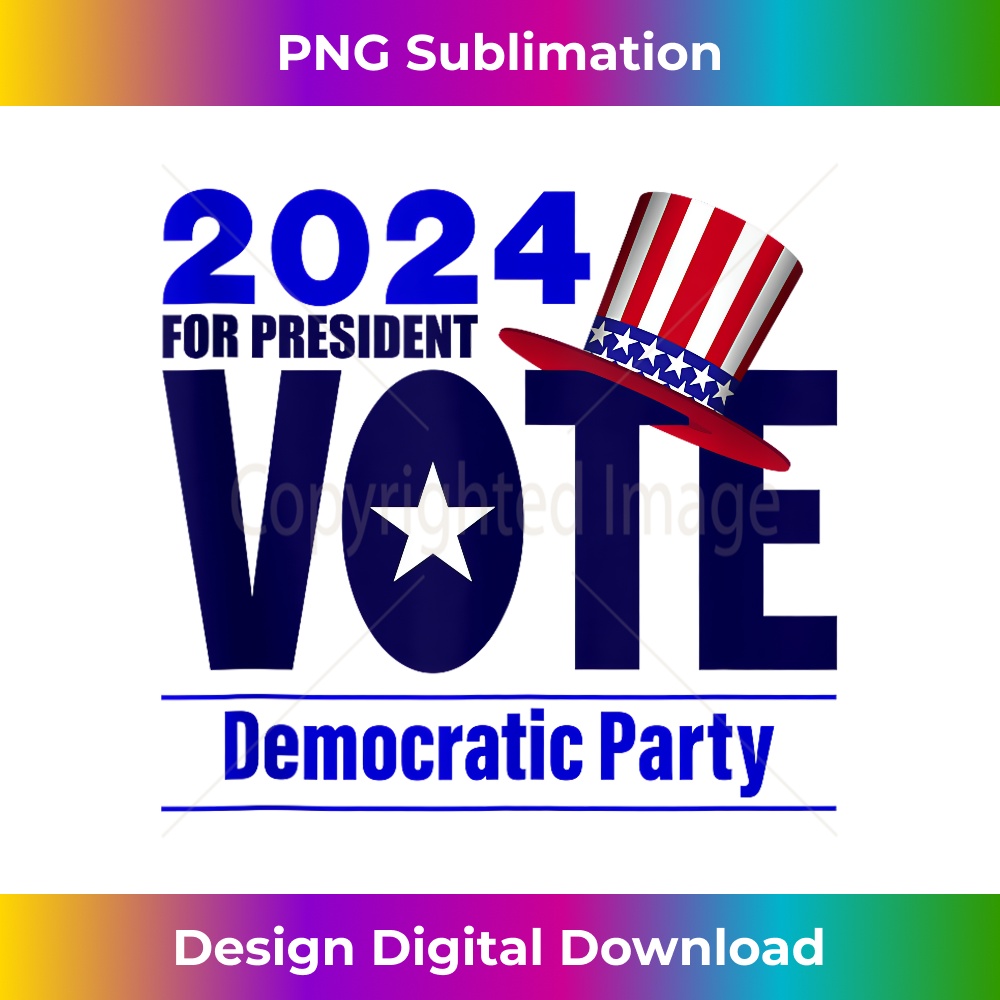 Democrat(1) - For a Victory Tank Top - Bohemian Sublimation Digital Download - Spark Your Artistic Genius