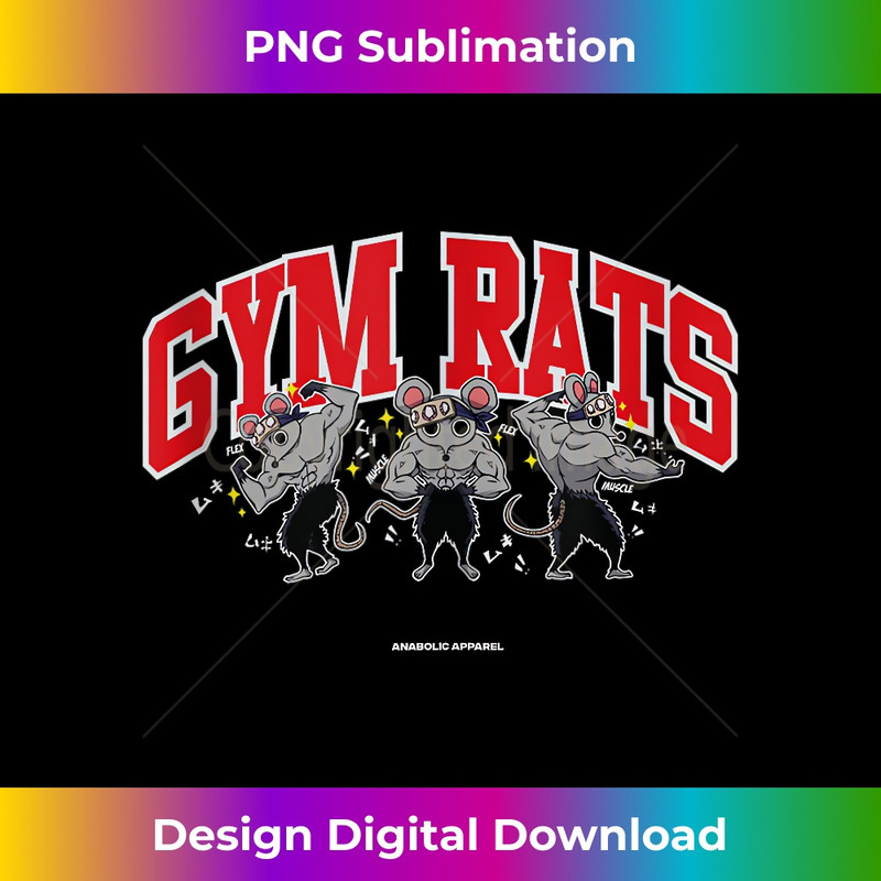 Gym Rats Tank Top - Bespoke Sublimation Digital File - Immerse in Creativity with Every Design