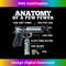 Anatomy Of A Pew Pewer Gun Weapon Ammo Lover - Crafted Sublimation Digital Download - Tailor-Made for Sublimation Craftsmanship