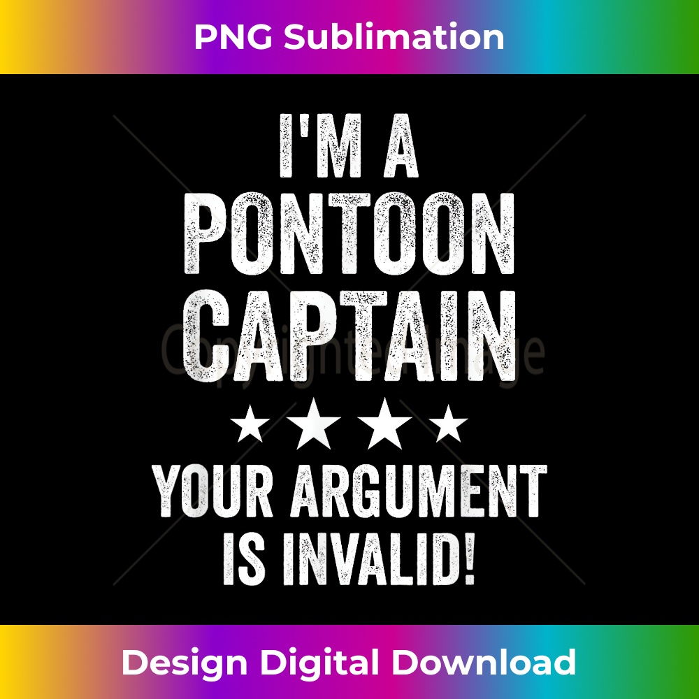 Funny Pontoon Shirts For Men - Urban Sublimation PNG Design - Channel Your Creative Rebel