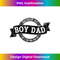 Boy Dad Father of 2 Sons - Vintage Best Dad Design - Sleek Sublimation PNG Download - Craft with Boldness and Assurance