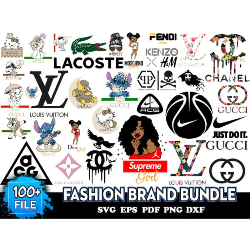 louis vuitton and gucci SVG Bundle (4).png