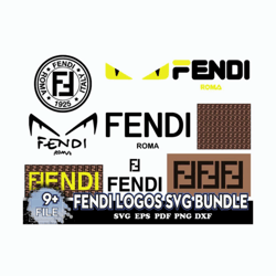 fendi bundle svg, fendi svg, fendi logo svg, fendi vector