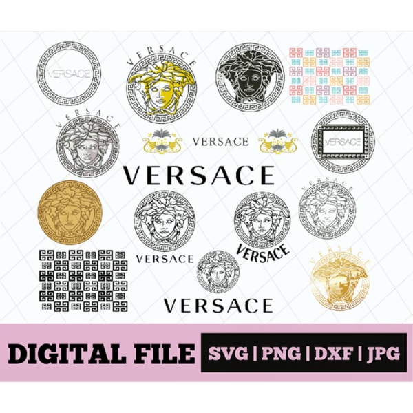 Versace Svg, Versace Logo Svg, Versace Clipart, Versace Bund - Inspire ...