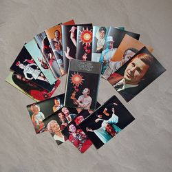 set of ussr postcards by the master of the soviet stage in 1975