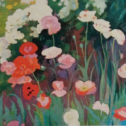 vintage postcard of zardaryan "maki byurakan" in 1982