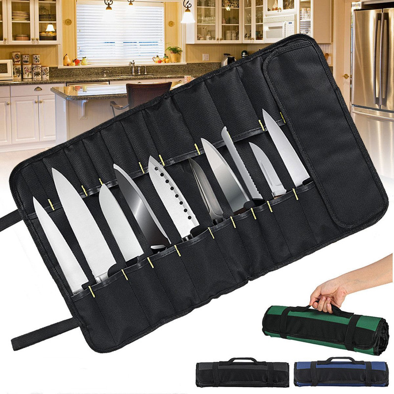 Multifunctional Portable Reel Chef Knife Storage Bag 1