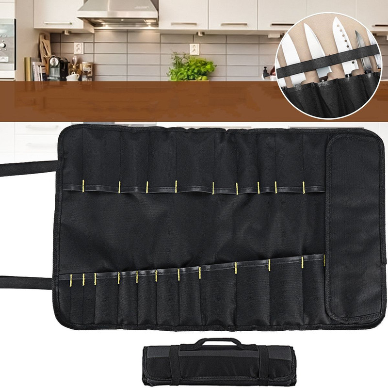 Multifunctional Portable Reel Chef Knife Storage Bag 2