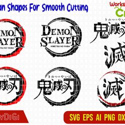 demon slayer logo vector svg, demon svg, demon slayer svg, kimetsu no yaiba logo vector, tanjiro png svg