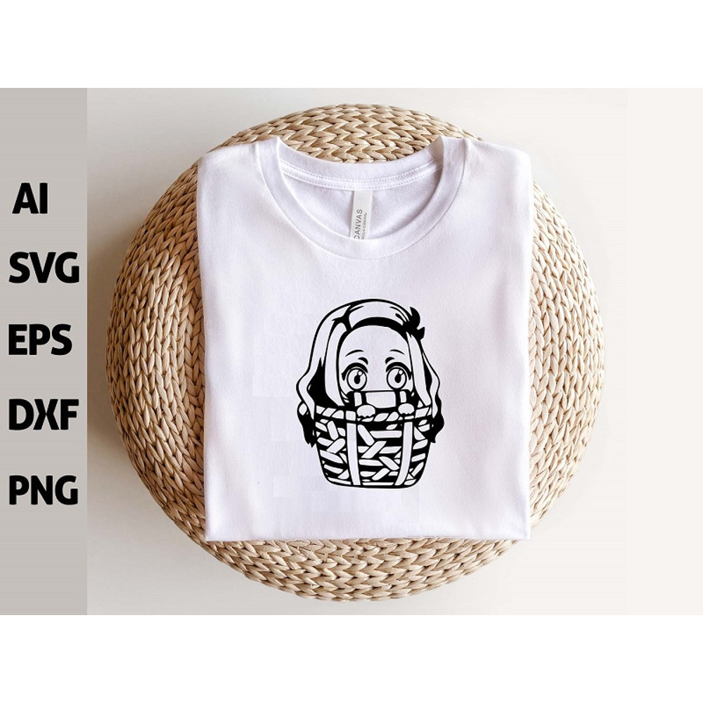 Demon Slayer Chibi Vector SVG Demon Slayer SVG Chibi Kimetsu No Yaiba Logo Vector Tanjiro PNG SVG C 4