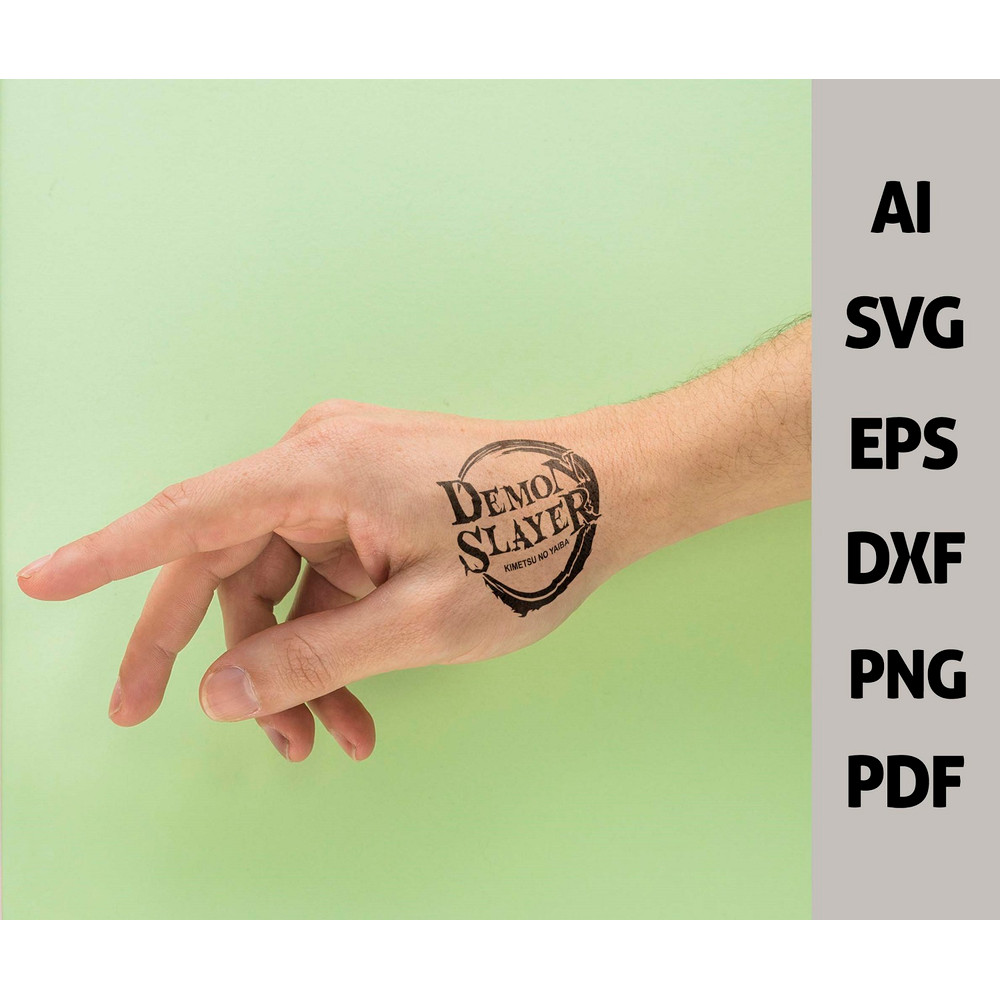 Demon Slayer Chibi Vector SVG Demon Slayer SVG Chibi Kimetsu No Yaiba Logo Vector Tanjiro PNG SVG C 6
