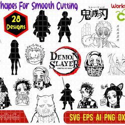 demon slayer vector svg, demon slayer svg, chibi kimetsu no yaiba vector, tanjiro png svg, chibi anime svg