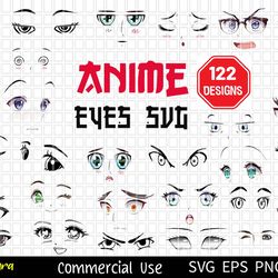 122 anime eyes svg, cartoon eyes svg, comic book eyes svg bundle, googly eyes, cartoon eyes, emoji face svg, comic svg