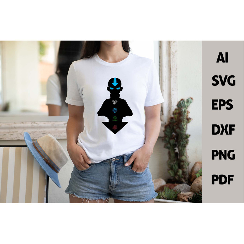 115 Avatar The Last Airbender Vector SVG Avatar SVG Chibi Anime Vector Aang PNG SVG Comic SVG Bundl 1