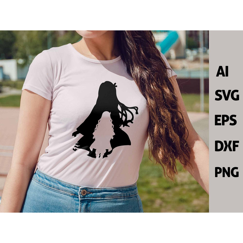 Demon Slayer Vector Silhouette SVG Demon Slayer SVG Chibi Kimetsu No Yaiba Vector Tanjiro Svg Chibi 2