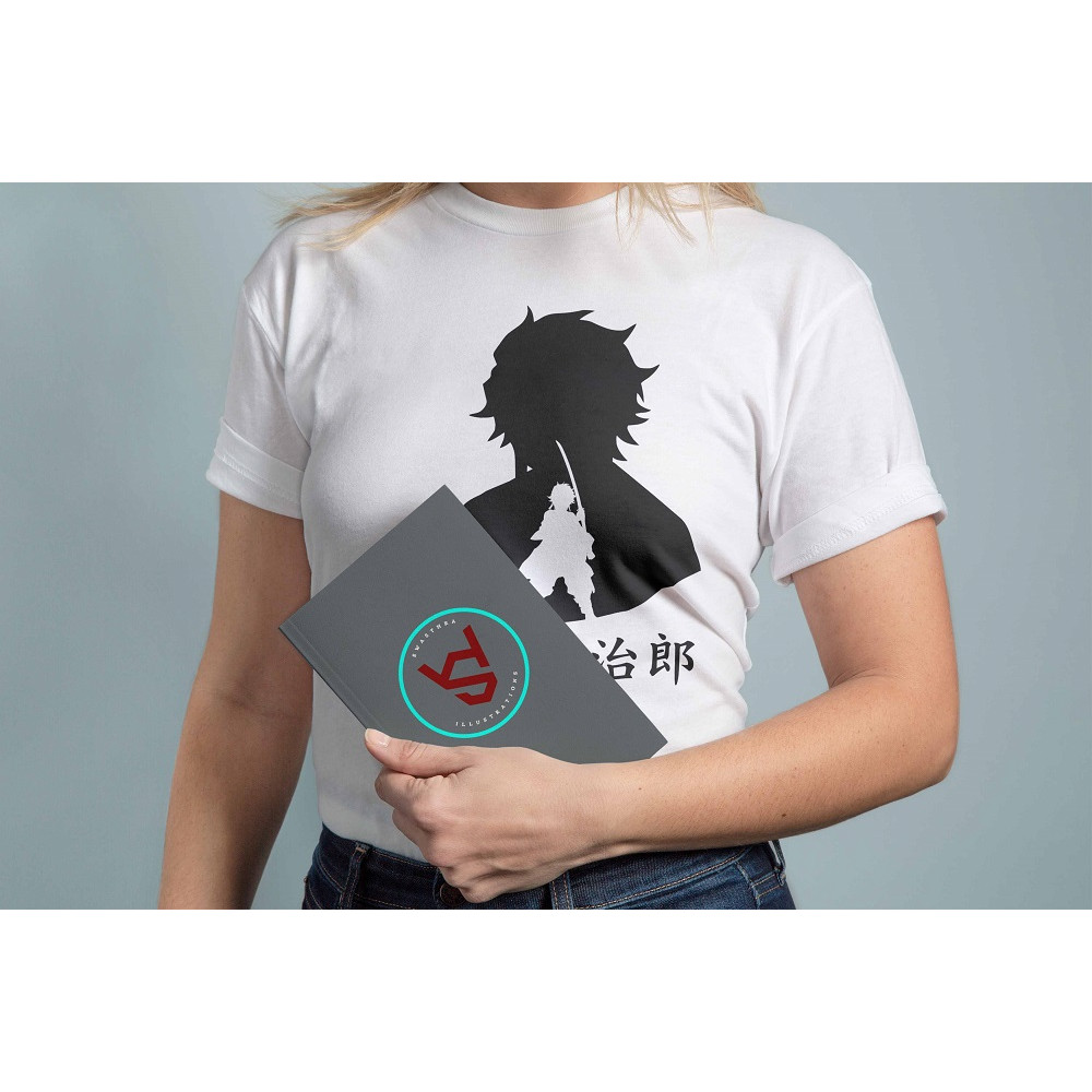 Demon Slayer Vector Silhouette SVG Demon Slayer SVG Kimetsu No Yaiba Vector Tanjiro Svg Chibi Anime 8
