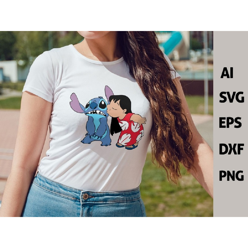 100 Anime Lilo  Stitch SVG Bundle Anime Lilo Character SVG Chibi Anime Disney Vector Disneys Lilo   4