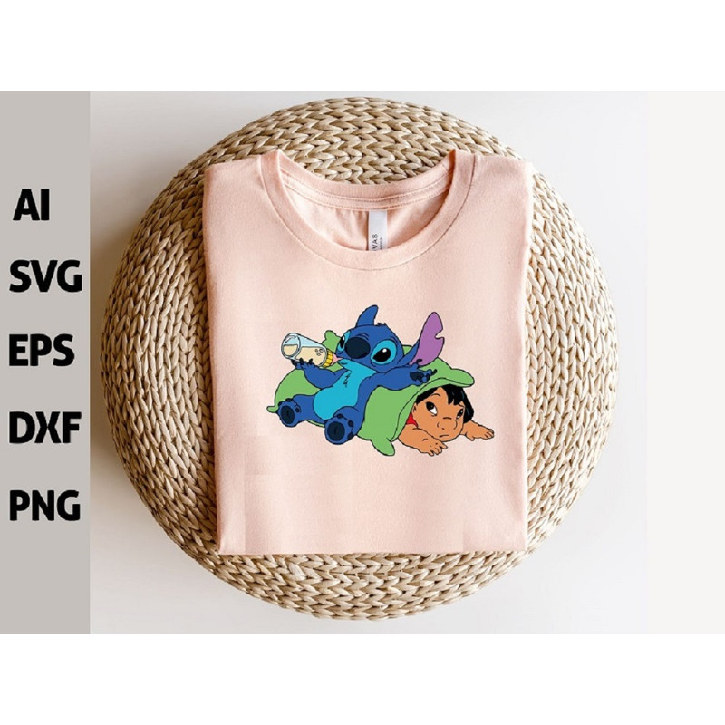 100 Anime Lilo  Stitch SVG Bundle Anime Lilo Character SVG Chibi Anime Disney Vector Disneys Lilo   7