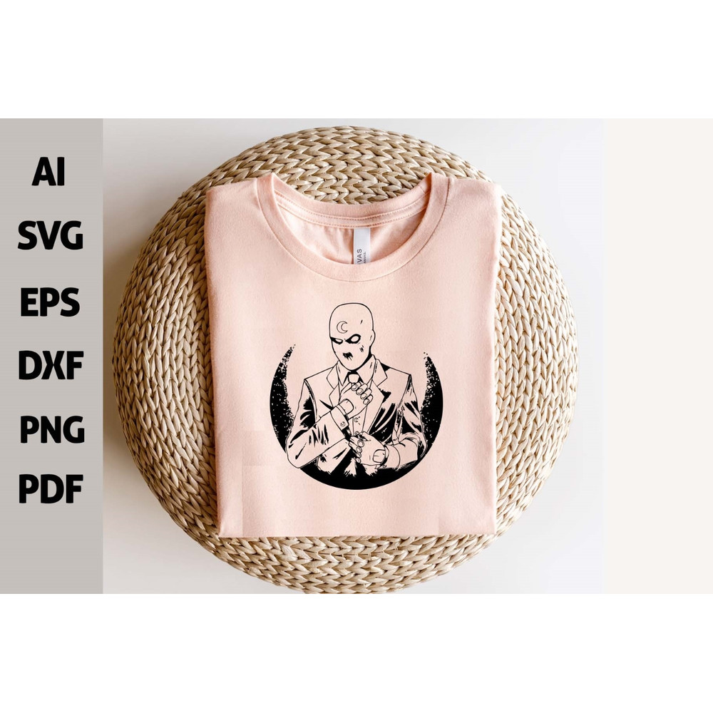 84 Moon Knight SVG Bundle Anime Character SVG Moon Knight Svg Ninja Svg Manga Svg Khonshu God Svg M 1