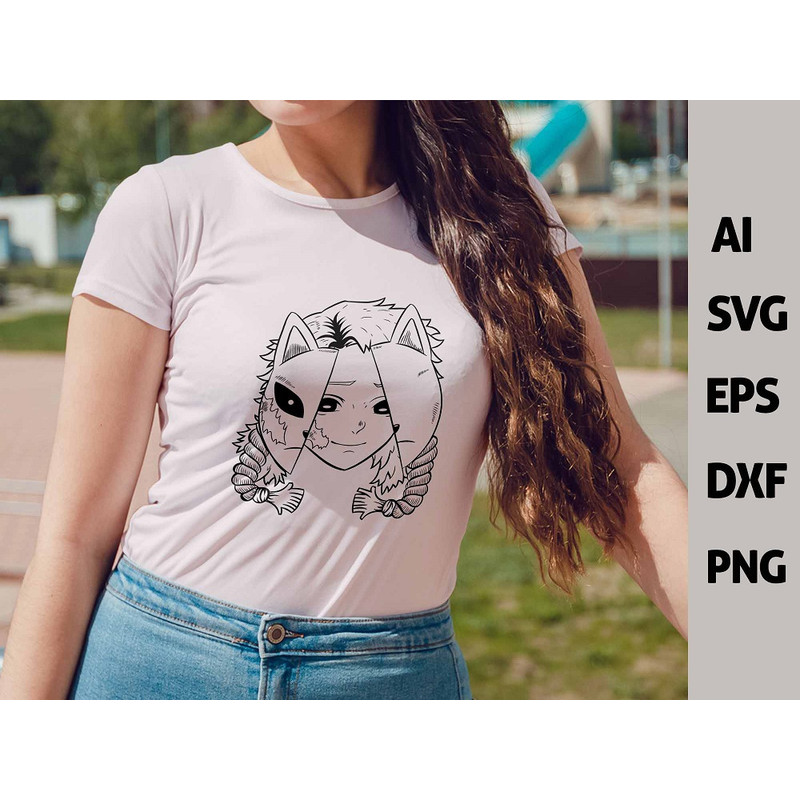 80 Demon Slayer Vector SVG Demon Slayer SVG Chibi Kimetsu No Yaiba Vector Tanjiro PNG SVG Chibi Ani 4