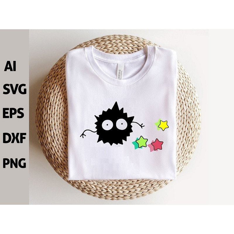 90 Soot Sprites SVG Black Soots Soot Sprites Vector Susuwatari SVG  Sprited Away Vector My Neighbor 7