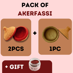 Aker Fassi Pack 2 Red and 1 Gold and Premium Aker Powder Gift Free Shipping
