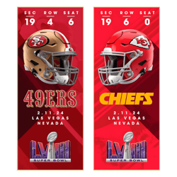 Kansas City Chiefs Vs San Francisco 49ers Super Bowl Lviii PNG