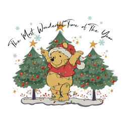 The Most Wonderful Time Of The Year Winnie The Pooh PNG