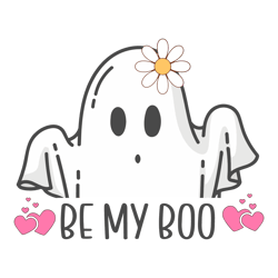 Be My Boo Valentines Day Ghost SVG