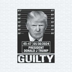 president donald trump guilty mugshot png