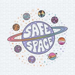 retro safe space lgbtq support svg