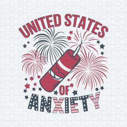united states of anxiety independence day svg