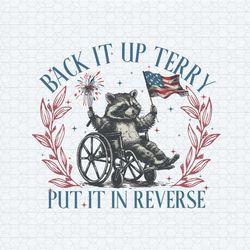back it up terry put it in reverse raccoon meme png