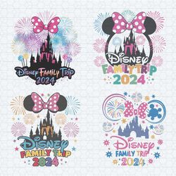 disney family trip 2024 svg png bundle