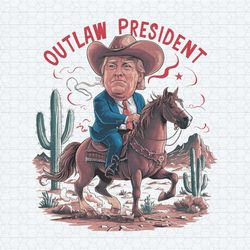 outlaw president cowboy trump png