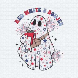 red white and boujee american ghost svg1