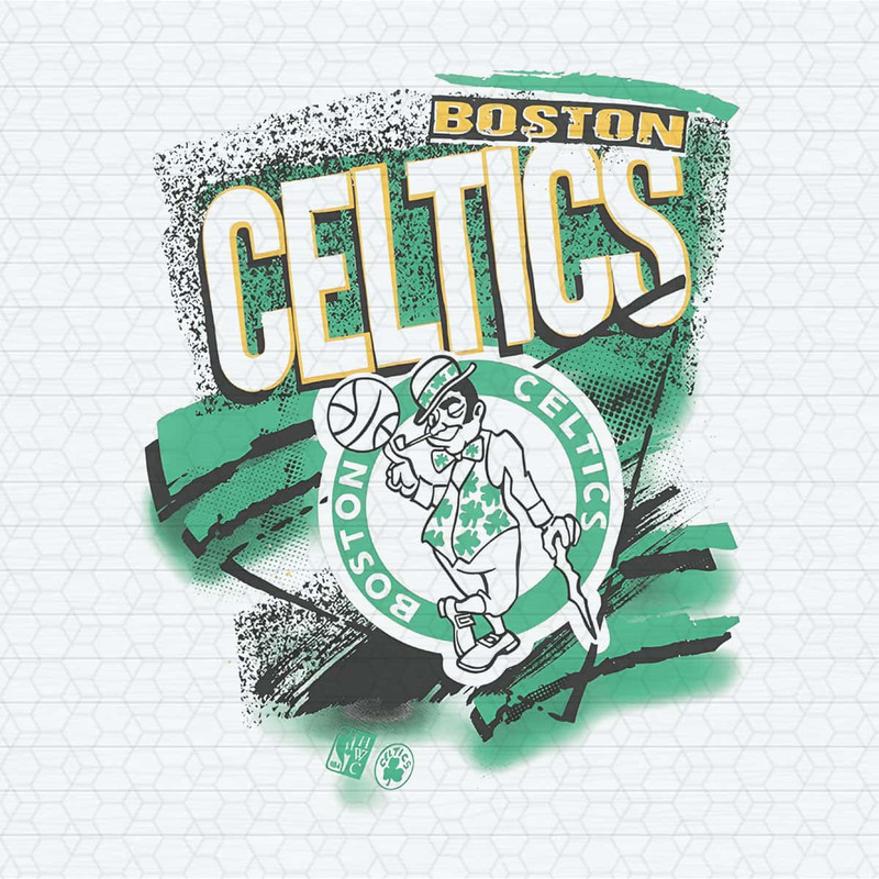 Vintage Boston Celtics Basketball Logo PNG.jpg