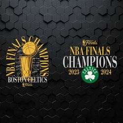 nba finals champions celtics signature svg