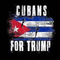 cubans for trump american and cuba patriotic png